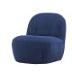 VENTURE DESIGN Mahla loungestol - marinebl polyester fljl og plastik