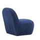 VENTURE DESIGN Mahla loungestol - marinebl polyester fljl og plastik