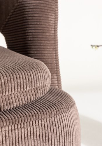 VENTURE DESIGN Laurel lnestol, m. armln - brun Manchester fljl og stl