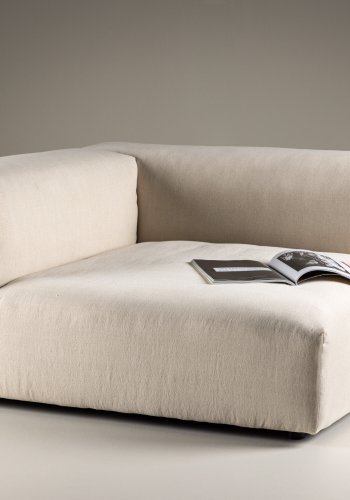 VIND COLLECTION Mavi modul sofa hjrne - beige polyester og tr