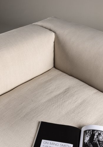 VIND COLLECTION Mavi modul sofa hjrne - beige polyester og tr