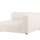 VIND COLLECTION Mavi modul sofa hjrne - beige polyester og tr