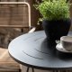 VENTURE DESIGN Bacong udendrs cafébord, rund - sort stl (60)