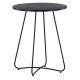VENTURE DESIGN Bacong udendrs cafébord, rund - sort stl (60)