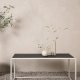 VENTURE DESIGN Siaton udendrs loungebord, rektangulr - mrkegr og hvid (60x110)