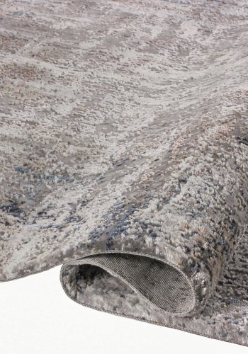 TEPPI Leo gulvtppe m. mnster, rektangulr - beige polypropylen/polyester (120x180)