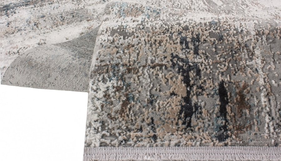 TEPPI Leo gulvtppe m. mnster, rektangulr - beige polypropylen/polyester (160x230)