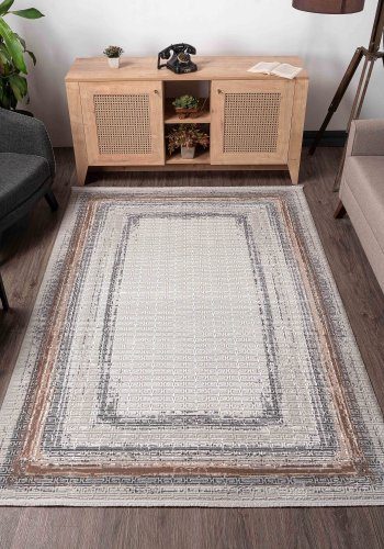 TEPPI Leo gulvtppe m. mnster, rektangulr - multifarvet polypropylen/polyester (200x290)