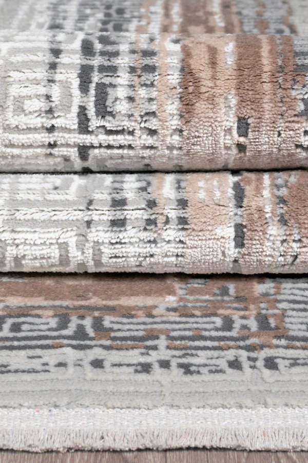 TEPPI Leo gulvtppe m. mnster, rektangulr - multifarvet polypropylen/polyester (200x290)