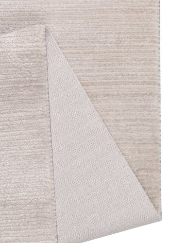 TEPPI Leo gulvtppe m. frynser, rektangulr - creme polypropylen/polyester (160x230)