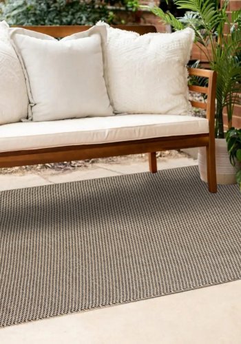 TEPPI Friolero gulvtppe m. mnster, rektangulr - multifarvet jute (80x300)