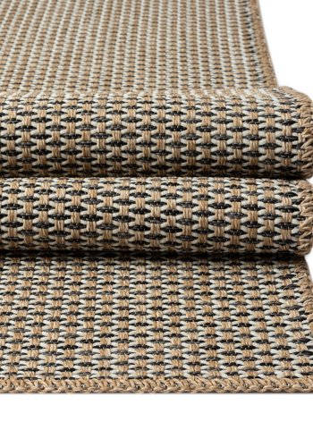 TEPPI Friolero gulvtppe m. mnster, rektangulr - multifarvet jute (160x230)