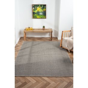 TEPPI Friolero gulvtppe m. mnster, rektangulr - multifarvet jute (200x290)