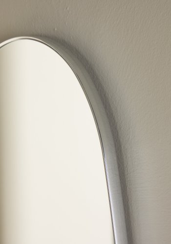 VENTURE DESIGN Askersund vgspejl, organisk - spejlglas og slv aluminium (65x40)