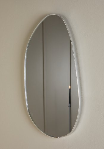 VENTURE DESIGN Borgholm vgspejl, organisk - spejlglas og slv aluminium (55x30)