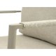Capri loungest, m. 2 borde, 1 sofa, 2 stole, sand hynder - sand aluminium