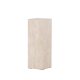 VIND COLLECTION Ramsvik sidebord, kvadratisk - beige MDF med travertin look (23x23xH:65)