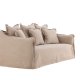 VIND COLLECTION Oskarshamn 3 pers. sofa - beige-brun stof og birketr