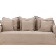 VIND COLLECTION Oskarshamn 3 pers. sofa - beige-brun stof og birketr