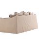 VIND COLLECTION Oskarshamn 3 pers. sofa - beige-brun stof og birketr