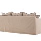 VIND COLLECTION Oskarshamn 3 pers. sofa - beige-brun stof og birketr