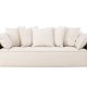 VIND COLLECTION Torekov 3 pers. sofa - beige polyester stof og birketr