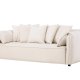 VIND COLLECTION Torekov 3 pers. sofa - beige polyester stof og birketr