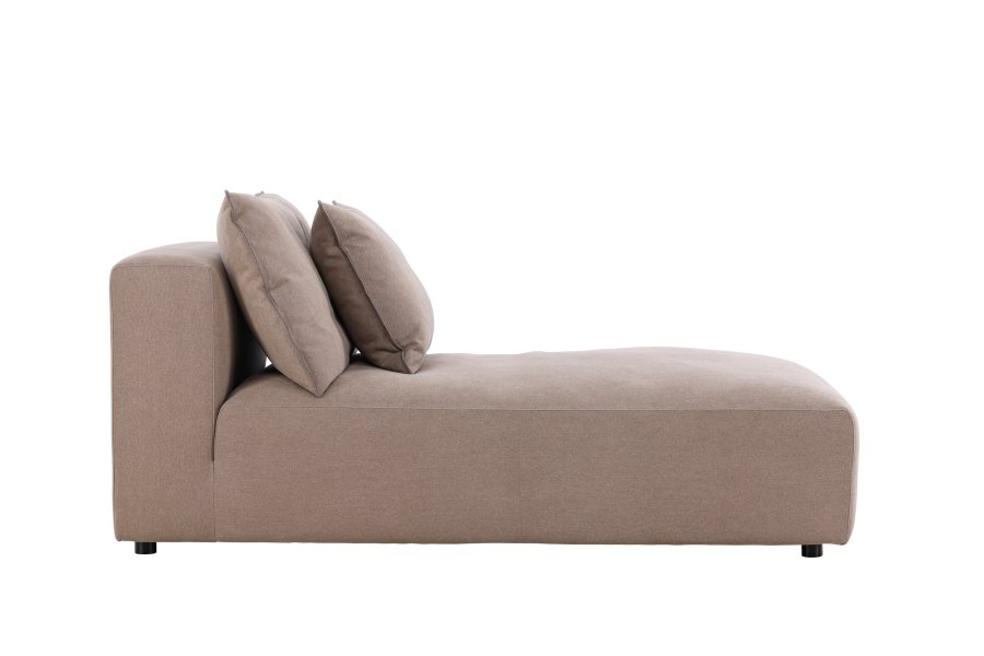 VIND COLLECTION Malö daybed - mrkebrun stof og birketr