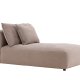 VIND COLLECTION Malö daybed - mrkebrun stof og birketr