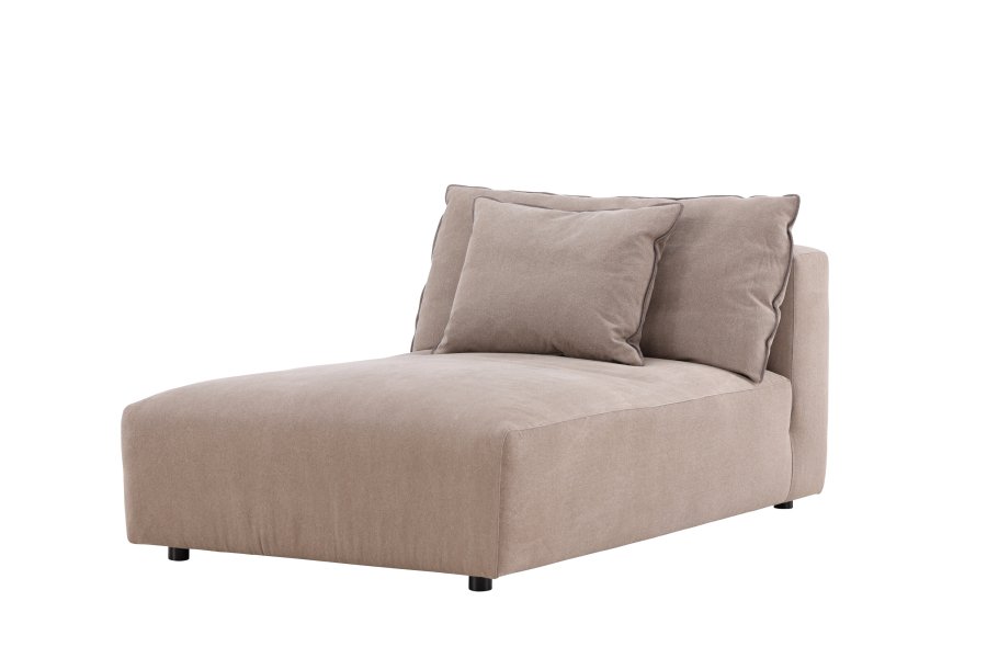 VIND COLLECTION Malö daybed - mrkebrun stof og birketr