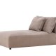 VIND COLLECTION Malö daybed - mrkebrun stof og birketr