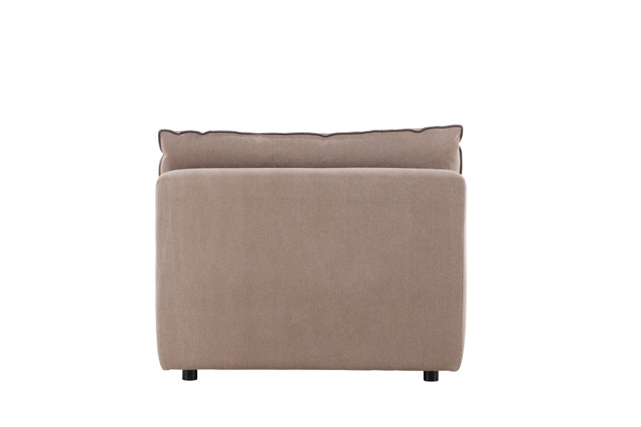 VIND COLLECTION Malö daybed - mrkebrun stof og birketr