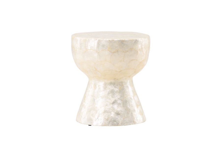 VIND COLLECTION Sandön sofabord, rund - beige capiz (40)