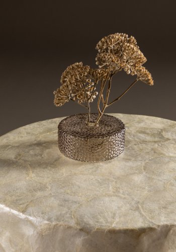 VIND COLLECTION Sandön sofabord, rund - beige capiz (40)