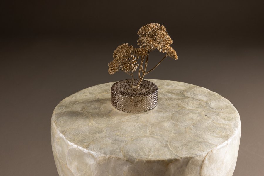 VIND COLLECTION Sandön sofabord, rund - beige capiz (40)