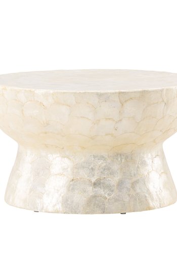 VIND COLLECTION Sandön sofabord, rund - beige capiz (70)