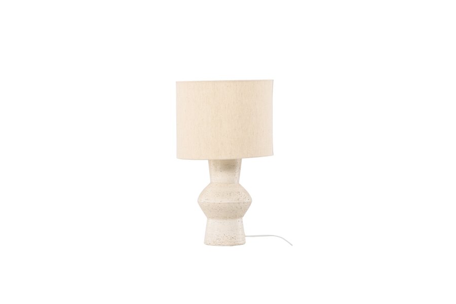VIND COLLECTION Valön bordlampe - elfenben jute og terracotta