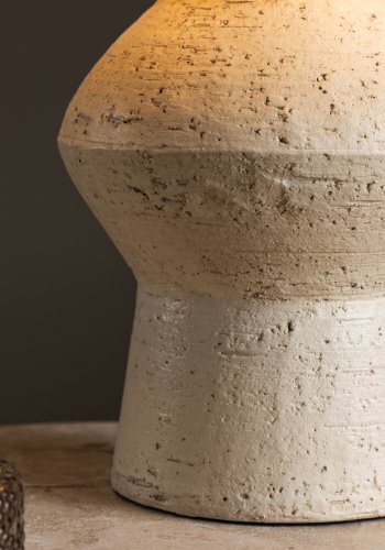 VIND COLLECTION Valön bordlampe - elfenben jute og terracotta