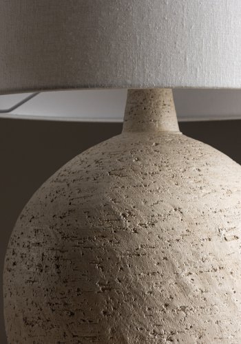 VIND COLLECTION Tjörn bordlampe - hvid og terracotta