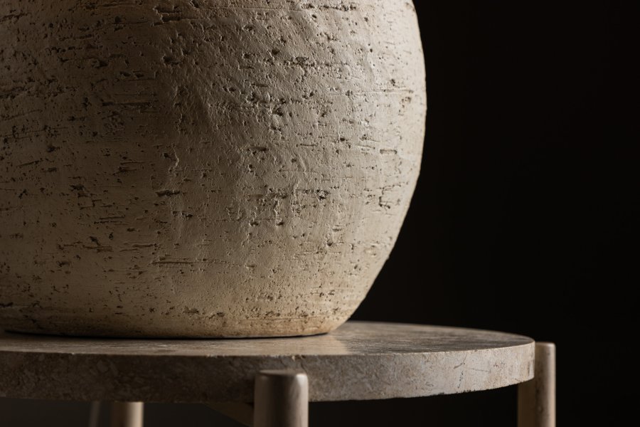 VIND COLLECTION Tjörn bordlampe - hvid og terracotta