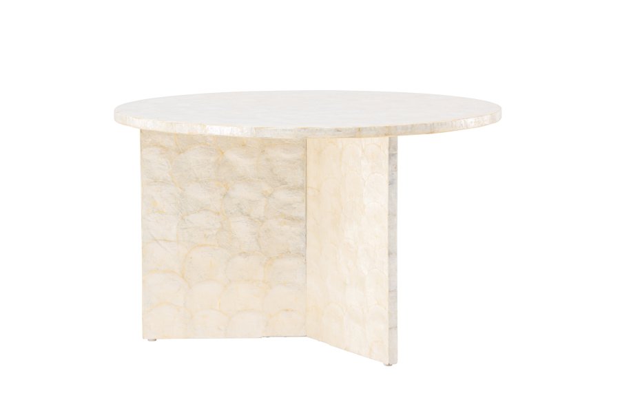 VIND COLLECTION Smögen  sofabord, rund - beige capiz (70)