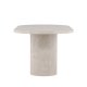 VENTURE DESIGN Narvik spisebord, oval - beige MDF med marmor look (100x200)