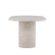 VENTURE DESIGN Narvik spisebord, oval - beige MDF med marmor look (100x200)