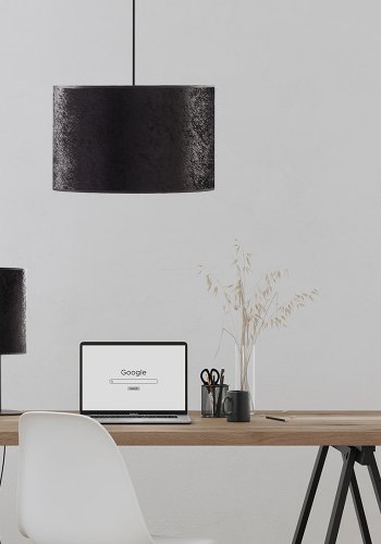 TK Tercino loftlampe 500 - guld og sort stof