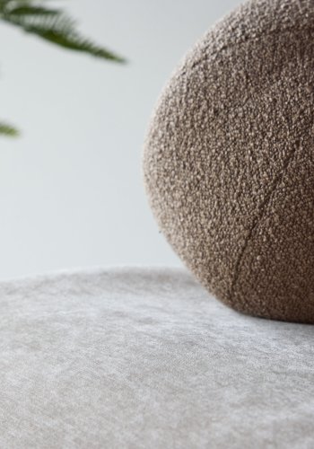 VENTURE HOME Rile Lnestol - Hvidvasket/Beige