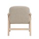 VENTURE HOME Rile Lnestol - Hvidvasket/Beige