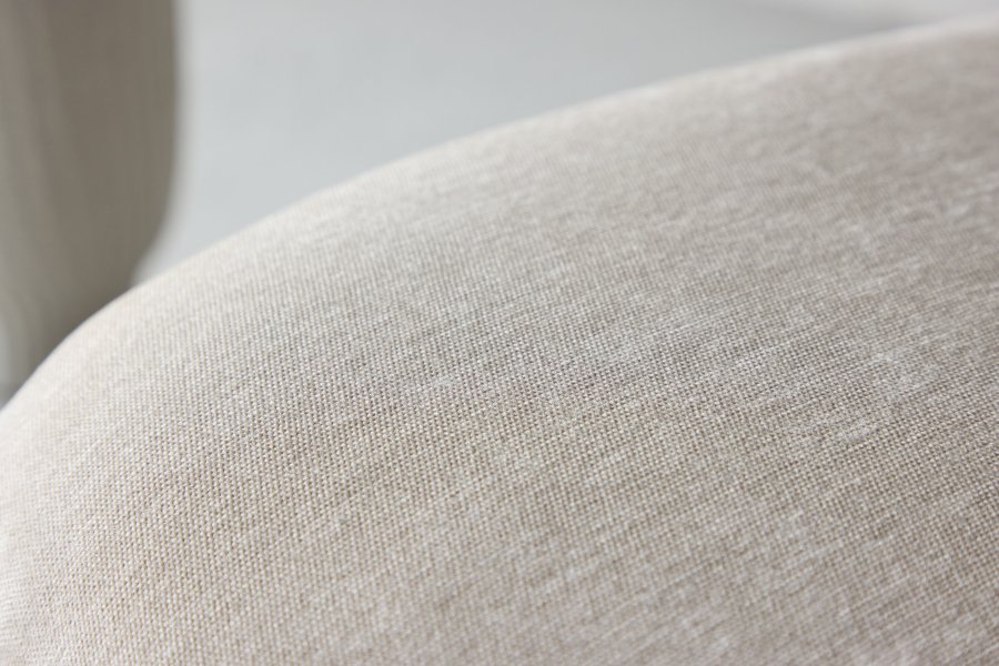 VENTURE HOME Rile Fodskammel - Hvidkalket/Beige