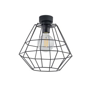 TK Diamant loftlampe D - sort stl