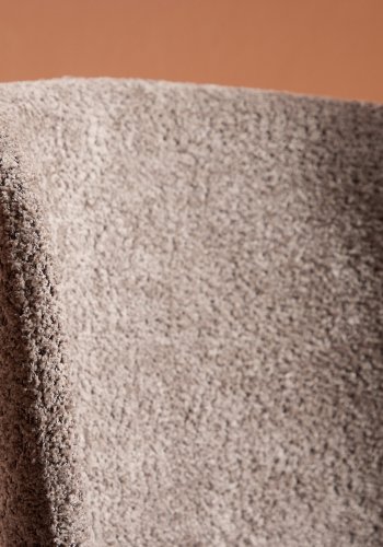 VENTURE DESIGN Astoria spisebordsstol - brun bouclé stof