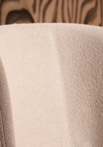 VENTURE DESIGN Astoria spisebordsstol - beige bouclé stof